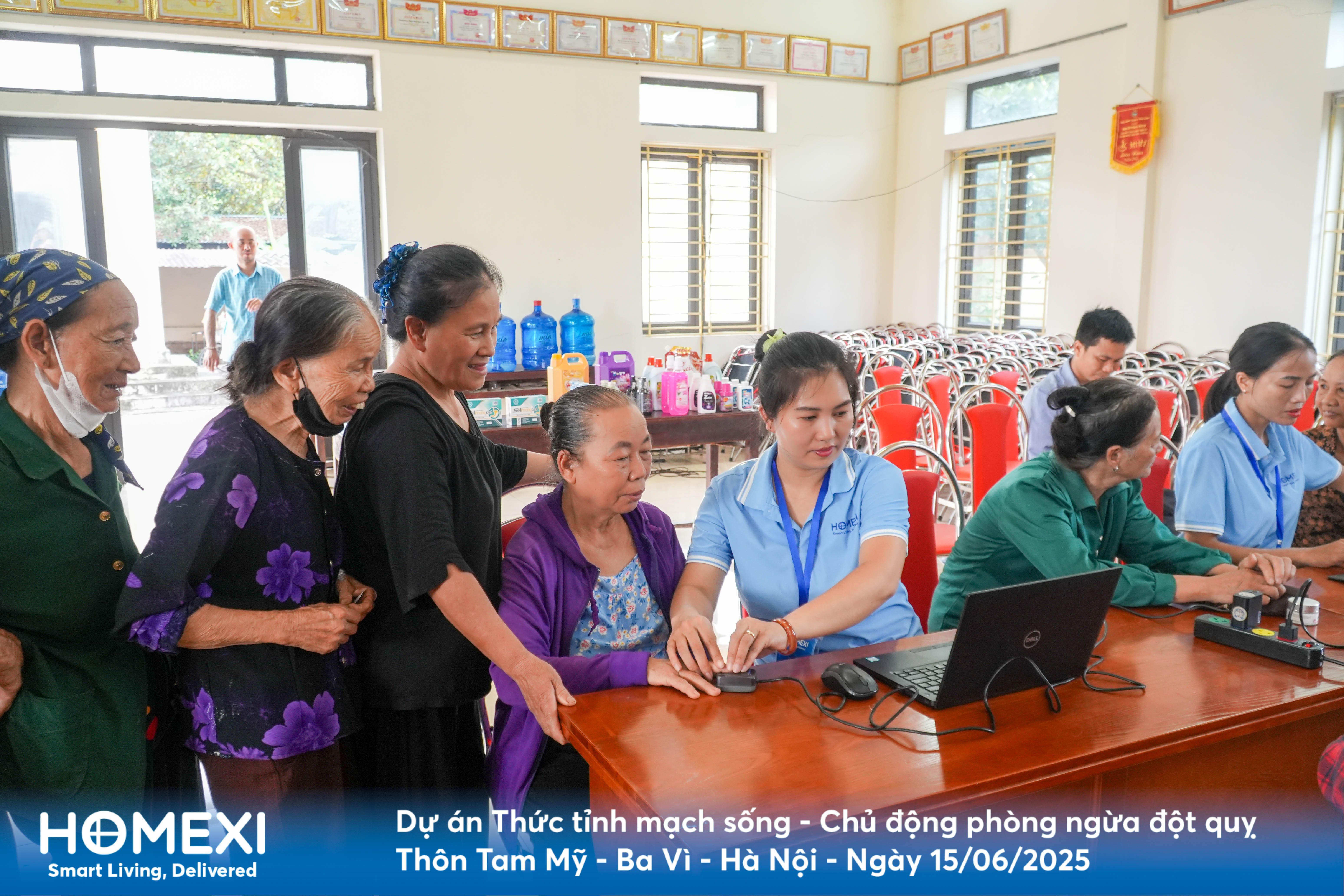 HOMEXI - DỰ ÁN “THỨC TỈNH MẠCH SỐNG – CHỦ ĐỘNG PHÒNG NGỪA ĐỘT QUỴ”